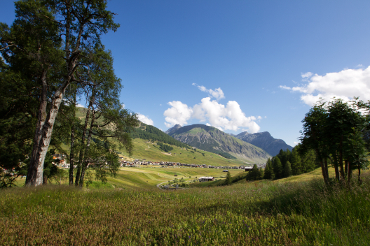Livigno in den italienischen Alpen Livigno in den italienischen Alpen